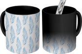 Magische Mok - Foto op Warmte Mokken - Koffiemok - Veren - Slaap - Patronen - Magic Mok - Beker - 350 ML - Theemok