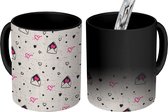 Magische Mok - Foto op Warmte Mokken - Koffiemok - Liefdesbrief - Doodle - Valentijn - Magic Mok - Beker - 350 ML - Theemok