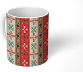 Mok - Koffiemok - Indianen - Patronen - Abstract - Mokken - 350 ML - Beker - Koffiemokken - Theemok