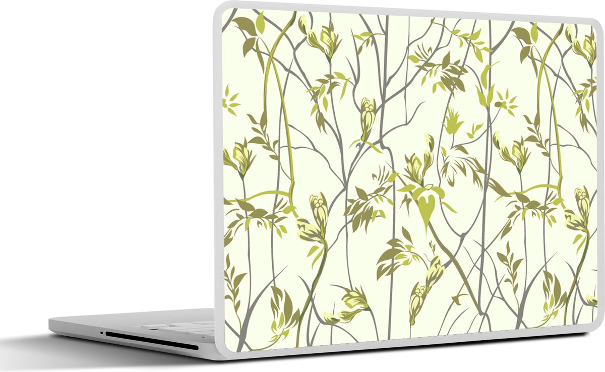 Laptop sticker - 17.3 inch - Patroon - Jungle - Planten - 40x30cm - Laptopstickers - Laptop skin - Cover