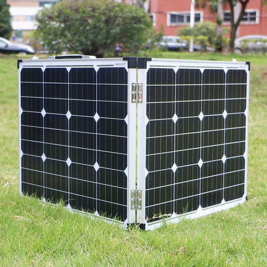 Zonnepaneel Batterijlader, 100W 100 Watt Draagbaar Zonnepaneel, Flexibel Buiten RV Boot Zonnepaneel Voeding voor Marine Boottrailer Off-grid Systeem