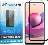 Mobigear Screenprotector geschikt voor Xiaomi Redmi Note 10 4G Glazen | Mobigear Premium Screenprotector - Case Friendly - Zwart