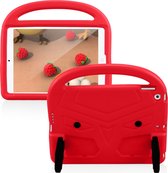 Mobigear Tablethoes geschikt voor Apple iPad 9 (2021) Kinder Tablethoes met Handvat | Mobigear Buddy - Rood