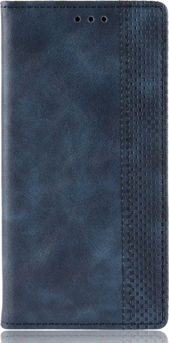 Mobigear Telefoonhoesje geschikt voor Nokia 8.3 Hoesje | Mobigear Sensation Bookcase Portemonnee | Pasjeshouder voor 3 Pasjes | Telefoonhoesje voor Pinpas / OV Kaart / Rijbewijs - Blauw