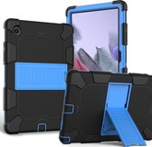 Mobigear - Tablethoes geschikt voor Samsung Galaxy Tab A8 10.5 (2021) Hardcase Backcover | Mobigear ShieldStand | Schokbestendig Galaxy Tab A8 10.5 (2021) Telefoonhoesje | Anti Shock Proof + Standaard - Zwart / Blauw