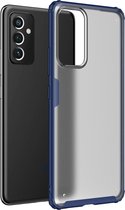 Mobigear Hoesje geschikt voor Samsung Galaxy A82 5G Telefoonhoesje Hardcase | Mobigear Shockproof Backcover | Schokbestendig Galaxy A82 5G Telefoonhoesje | Anti Shock Proof - Donkerblauw