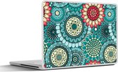 Laptop sticker - 14 inch - Meisjes - Bloemen - Patronen - Girl - Kids - Kinderen - 32x5x23x5cm - Laptopstickers - Laptop skin - Cover