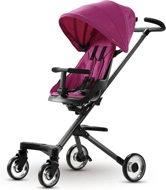 Paraplu buggy Easy Go roze, Ultra compact en licht van gewicht