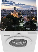 Wasmachine beschermer mat - Skyline met de Spaanse kathedraal van Córdoba - Breedte 60 cm x hoogte 60 cm