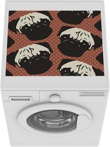 Wasmachine beschermer mat - Puppy - Hond - Patronen - Breedte 55 cm x hoogte 45 cm
