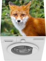 Wasmachine beschermer mat - Vos - Oranje - Bos - Breedte 60 cm x hoogte 60 cm