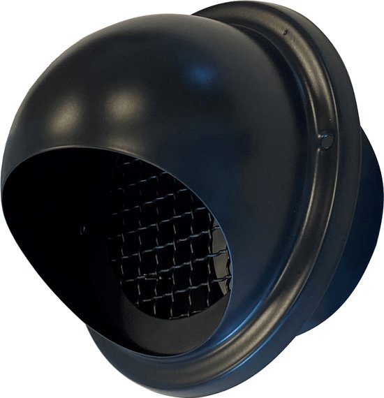 Paneir Airdesigns Ø 125 mm - maille grossière - Zwart/ Anthracite RAL7021