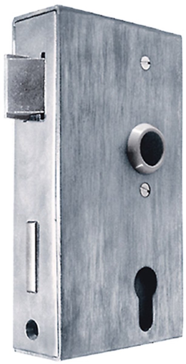 Oplegslot - Verzinkt - Staal verzinkt - Mauer - Mauer 6040 PC72 hekslot 180,8x33 mm verzinkt, doornmaat 55 mm