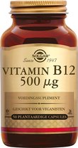 Solgar Vitamins - Vitamin B-12 500 µg (cyanocobalamine, B12) - 50 vegicaps