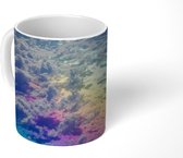 Mok - Wolken met een regenboog - 350 ML - Beker - Uitdeelcadeautjes