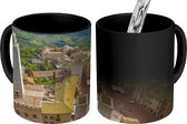 Magische Mok - Foto op Warmte Mok - San Gimignano van bovenaf bij Toscanië in Italië - 350 ML - Uitdeelcadeautjes