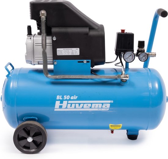 Oliegesmeerde luchtcompressor 50 liter — afbeelding 4