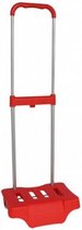 bagagetrolley Safta 30 x 85 cm RVS rood/zilver