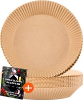 BECIO Bakpapier - Wegwerpbakjes - Met e-kookboek - Wegwerp Bakjes Geschikt voor AirFryer - 16CM - 50 stuks