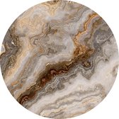 Muursticker Grey Gold Agate