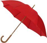 paraplu Eco 102 cm bamboe/polyester rood/bruin