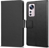 Cazy Xiaomi 12/12X Book Wallet Case Telefoonhoesje - Zwart