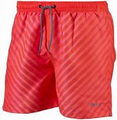 zwemshort heren 47 cm polyester rood maat M