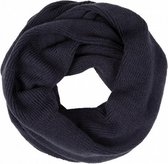 sjaal Sharpei acryl/polyamide donkerblauw one-size