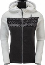 vest Herald Sweat dames polyester zwart/wit maat 36