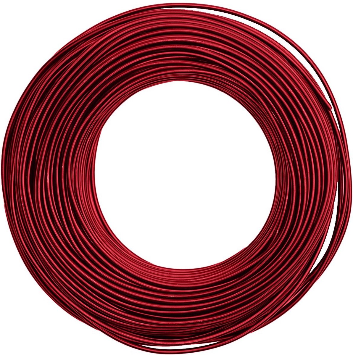 Vaessen Creative Aluminium Draad - 2,5mm - ±37m - 500g - Rood
