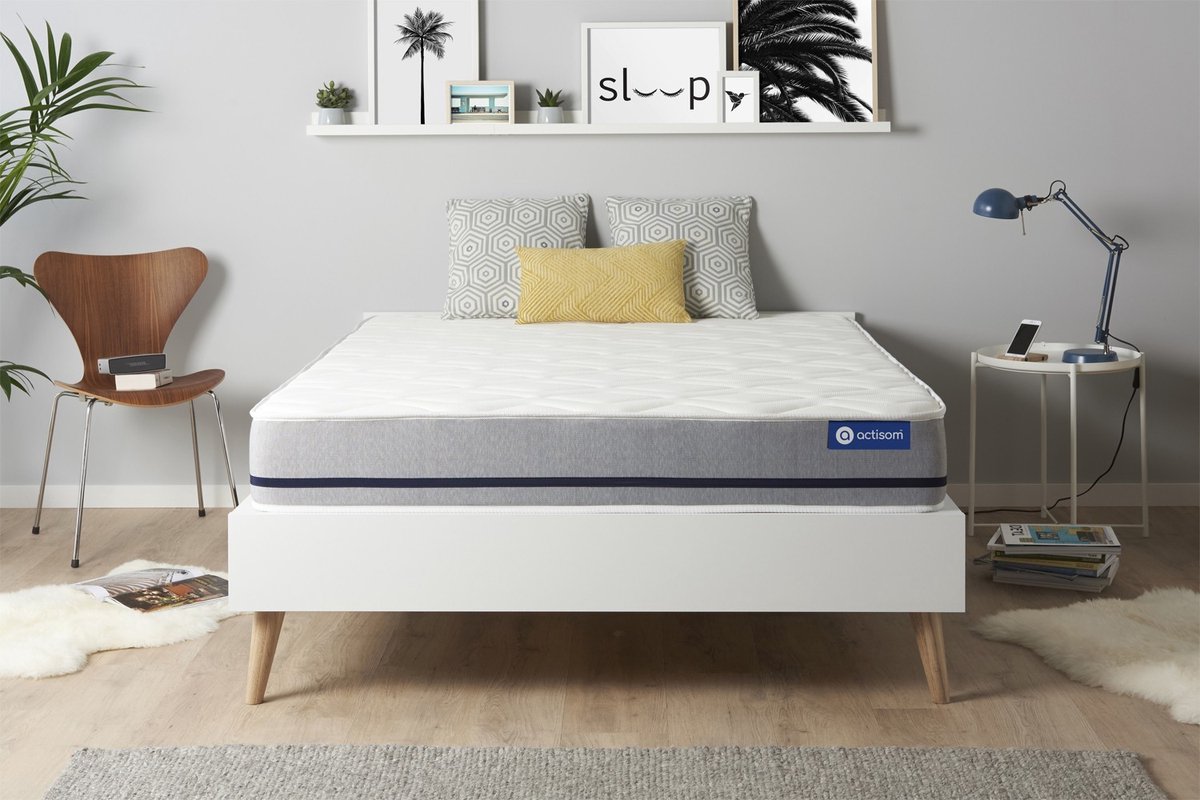 Actimemo soft matras 160x220cm , Traagschuim , Vrij stevig, 3 comfortzones