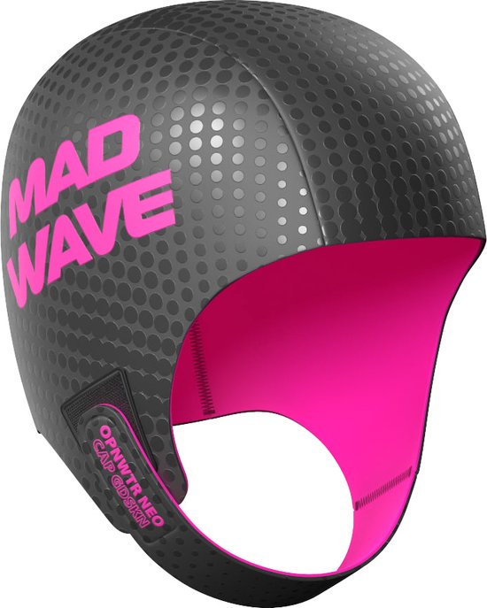 Mad Wave - Open Water Neo Cap Glideskin - Zwart/Rose