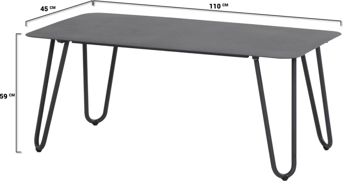 4 Seasons Outdoor Cool table basse - anthracite