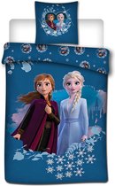 Disney Frozen - Dekbedovertrek - Eenpersoons - 140 x 200 cm - Polyester - Copy
