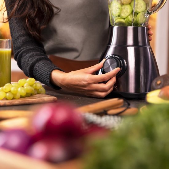 Cecotec Power Black Titanium 1800 Go 1,8 l Blender voor op aanrecht 1800 W Zwart van Cecotec — afbeelding 5