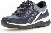 Gabor rollingsoft sensitive 86.989.36 - dames rollende wandelsneaker - blauw - waterdicht - maat 41 (EU) 7.5 (UK)
