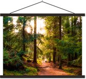 Affiche textielposter An American Forest Path 150x113 cm
