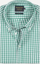 Steppin' Out Mannen  Steppin' Out Lente/Zomer 2022  Colorful Gingham Mannen - Regular Fit - Katoen - Groen (XL) Groen Katoen Maat: XL