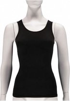 onderhemden Singlet dames bamboe zwart 2 stuks maat M