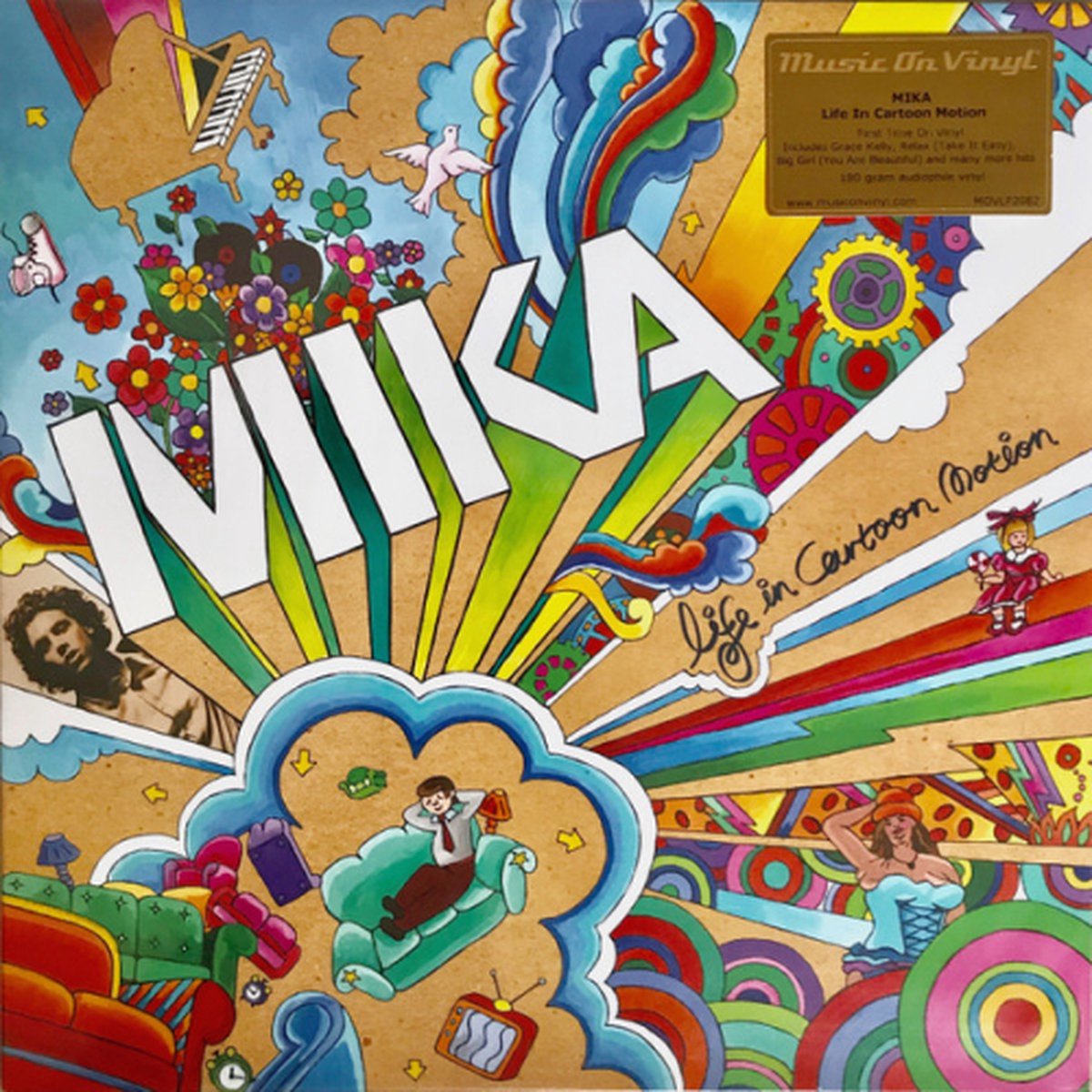 MIKA - Life In Cartoon Motion LP Vinyl Record