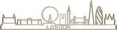 Skyline Londen Populierenhout 165 Cm Wanddecoratie Voor Aan De Muur London City Shapes