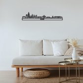 Skyline Ede Zwart Mdf 130 Cm Wanddecoratie Voor Aan De Muur Met Tekst City Shapes