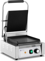 Royal Catering Contactgrill - Rainurée + Lisse - Royal Catering - 1800 W