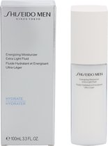 Shiseido Men Energizing Moisturizer Extra Light Fluid Serum - 100 ml - Dagcrème