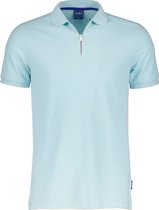 Qubz Polo - Modern Fit - Turquoise - 3XL Grote Maten