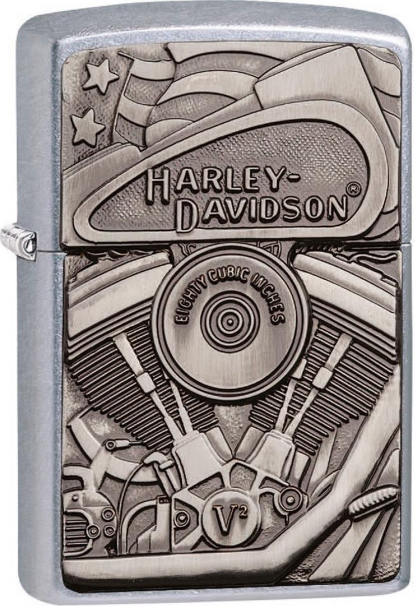 Goedkoopste Zippo aansteker Harley Davidson Emblem Trick