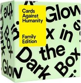 Cards Against Humanity Family Edition Première extension Glow In The Dark Box
