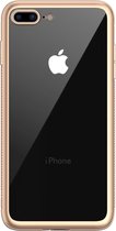 Peachy LEEU Design Gold doorzichtig TPU hoesje iPhone 7 Plus 8 Plus - Goud