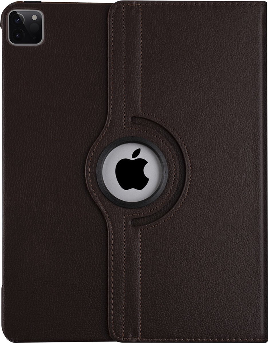 Apple iPad Pro 12.9 (2021) Book Case Tablethoes - Bruin - 360 Graden Draaibaar