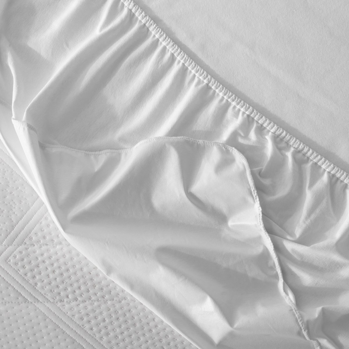 Moodit Waterdicht Matrasbeschermer, Noa - Lits Jumeaux - 160 x 200 cm - Katoen Jersey + PU